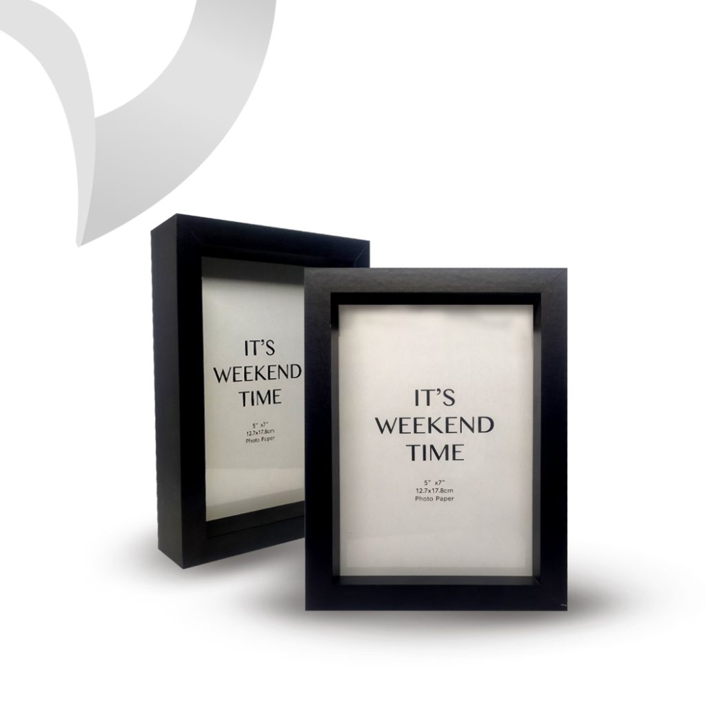 5x7 Photo Frame Black 350