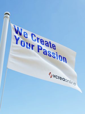 White And Multi Flag